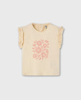 Blusa Estampado Flores Crema Losan